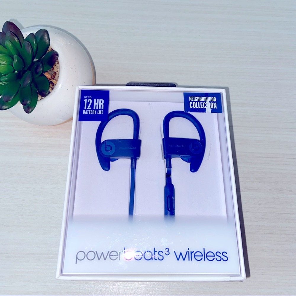 🆕 Beats Powerbeats3 Series Wireless Ear-Hook Headphones - Break Blue